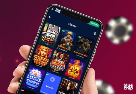 Bluechip casino app for Android and iOS devices.